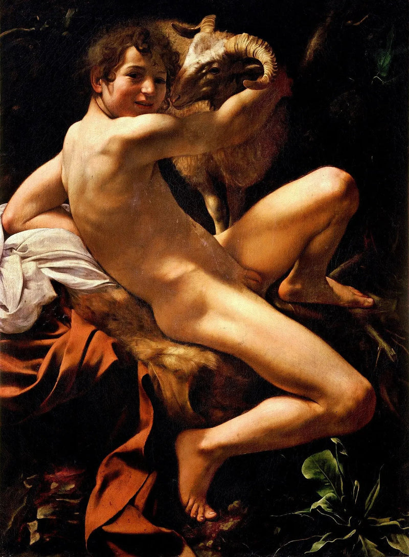 Il Giovane San Giovanni Battista con l'ariete - Caravaggio