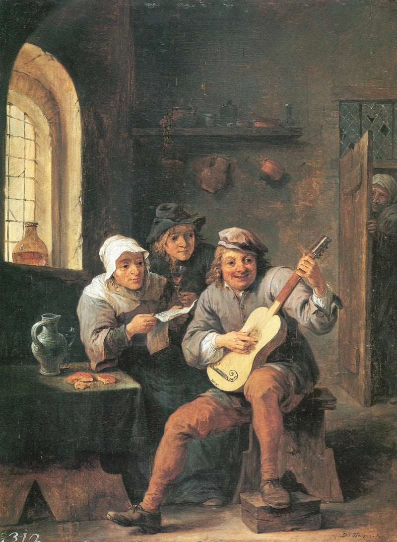 Il giocatore di liuto - David Teniers il Giovane