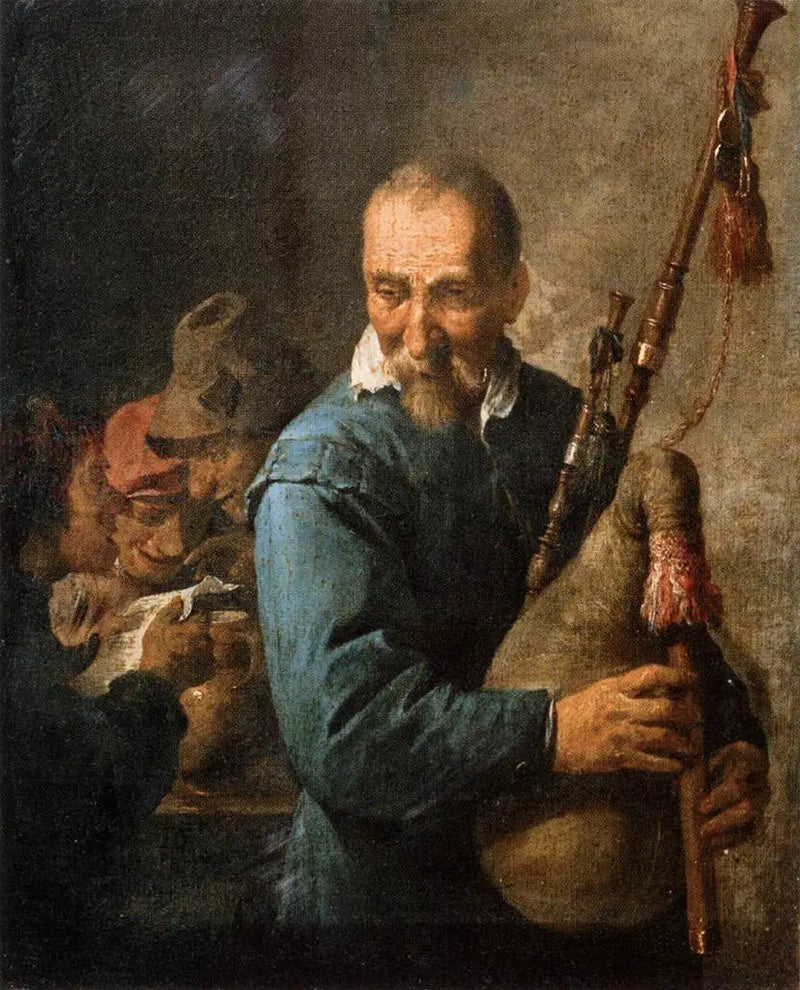 Il Giocatore di Musette - David Teniers il Giovane