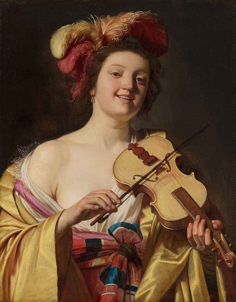 Il violinista - Gerrit van Honthorst