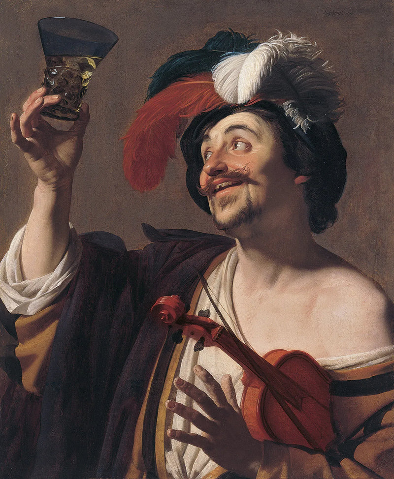 Il gioioso violinista - Gerrit van Honthorst