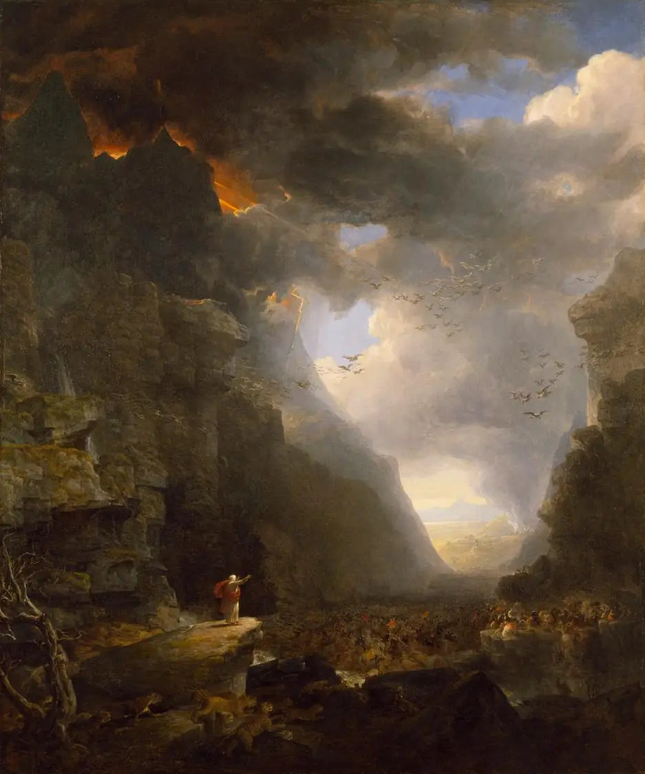 Le jugement de Dieu sur Gog - Asher Brown Durand image 1 tableau peint à l’huile sur toile