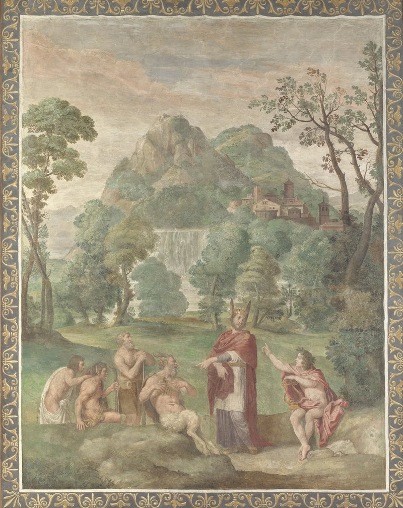 Il giudizio di Mida - Domenichino