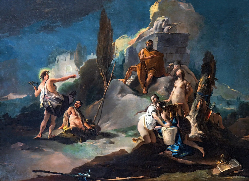 Il giudizio di Mida - Giovanni Battista Tiepolo