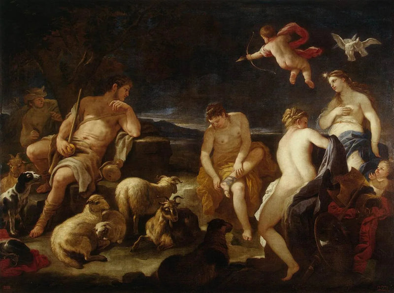 Il Giudizio di Paride - Luca Giordano