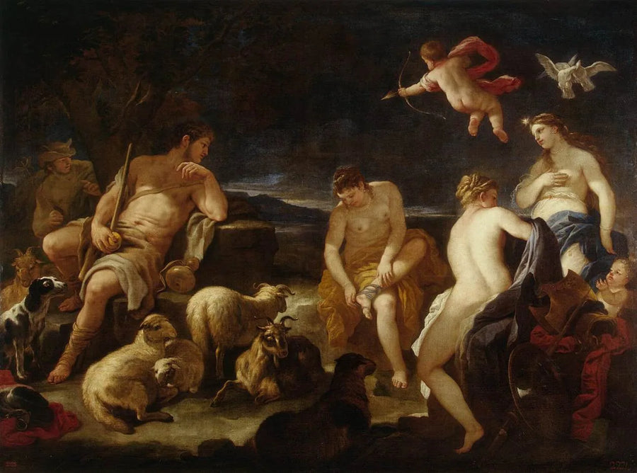 Il Giudizio di Paride - Luca Giordano