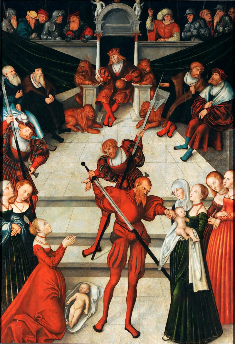 Il giudizio di Salomone - Lucas Cranach il Vecchio