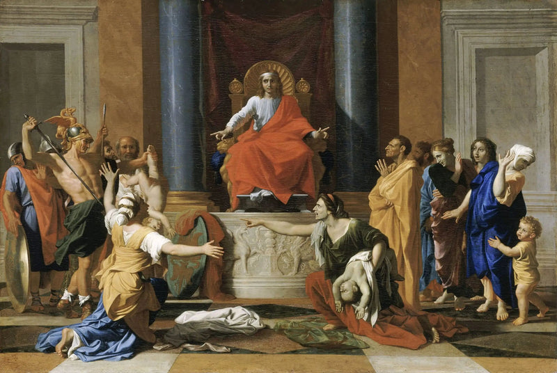 Il giudizio di Salomone - Nicolas Poussin