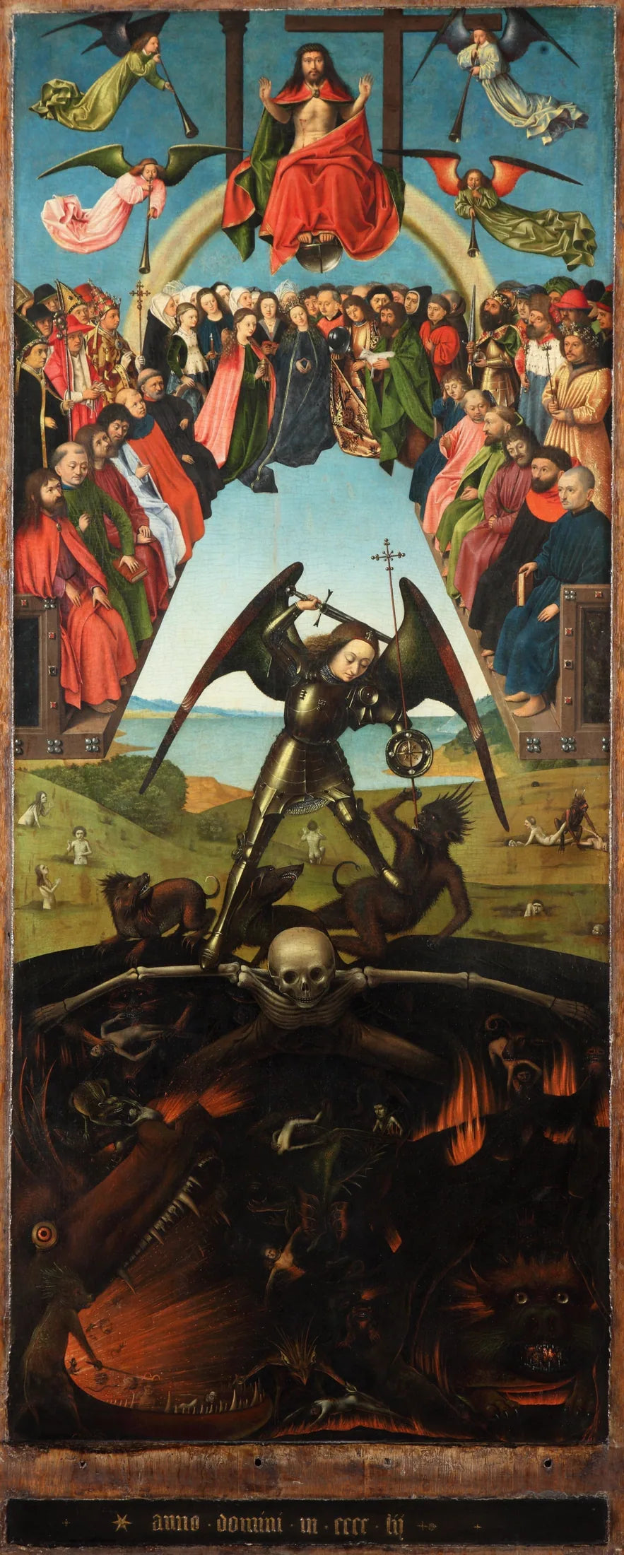 Le Jugement dernier - Petrus Christus image 1 copie peinte à la main à l’huile