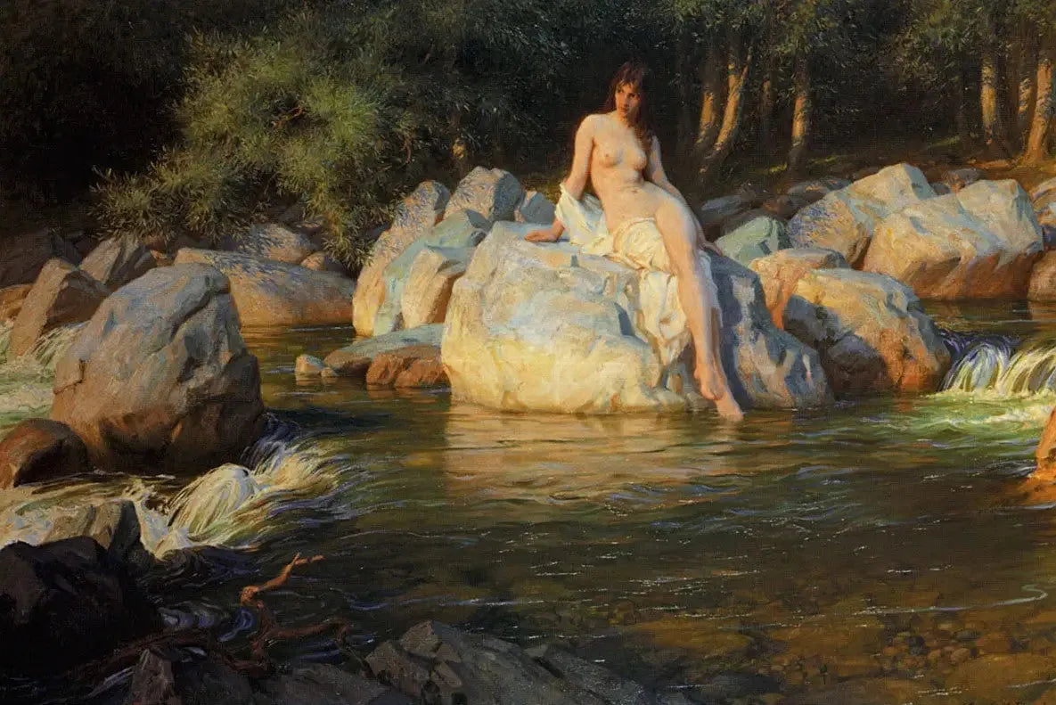 Le Kelpie - Herbert Draper image 1 reproduction artisanale de tableau