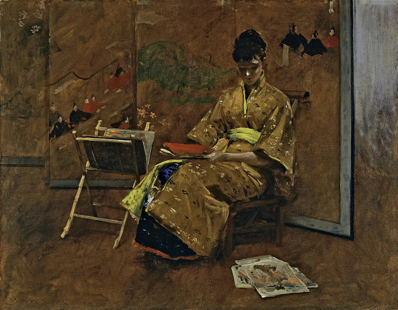 Il Kimono - William Merritt Chase