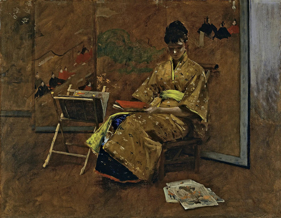 Il Kimono - William Merritt Chase
