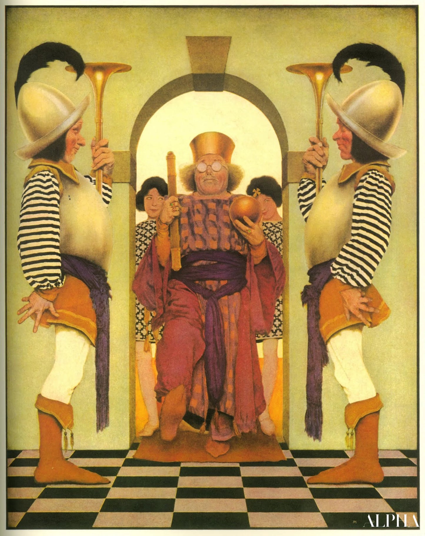 Il Knave of Hearts - Maxfield Parrish - Riproduzioni di quadri e dipinti di alta gamma