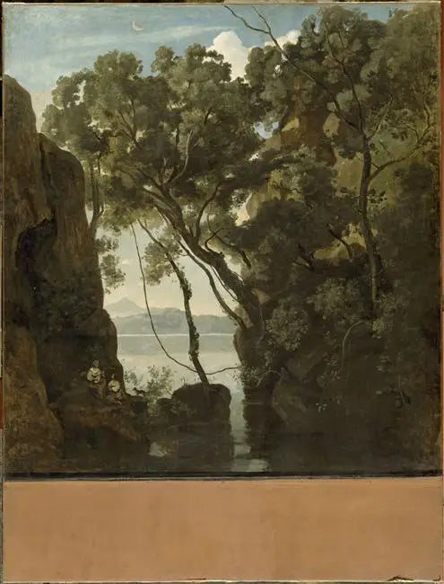 Il Lago di Nemi - Jean-Baptiste Camille Corot
