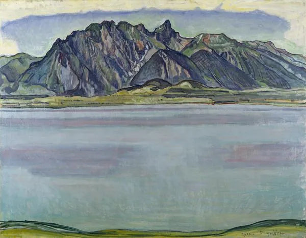 Il lago di Thoune e le montagne del Stockhorn - Ferdinand Hodler