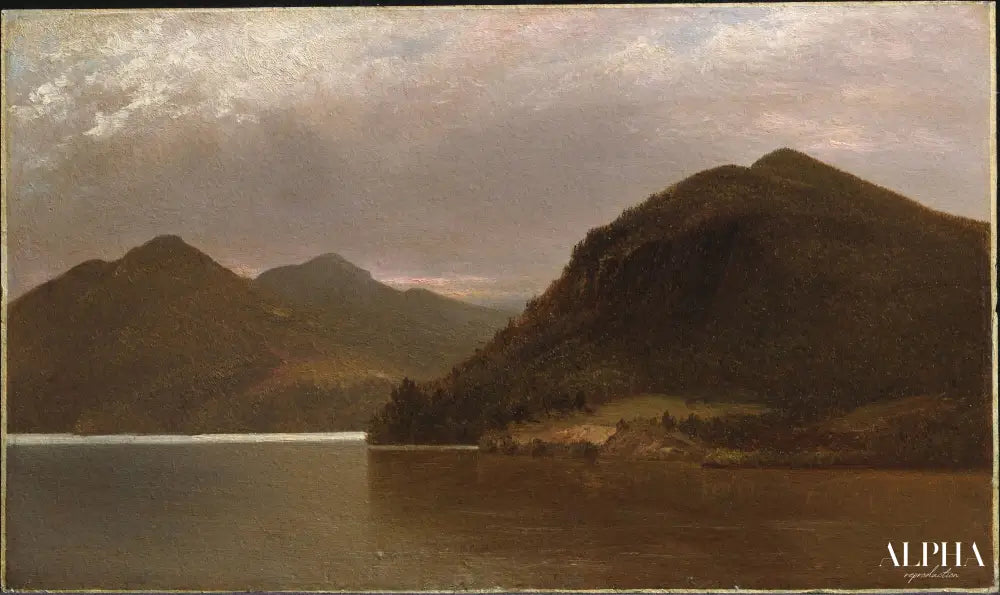 Le lac George, 1870 par John Frederick Kensett - Reproductions de tableaux et peintures haut de gamme