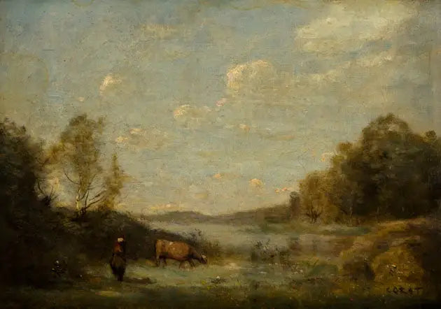 Il lago - Jean-Baptiste Camille Corot