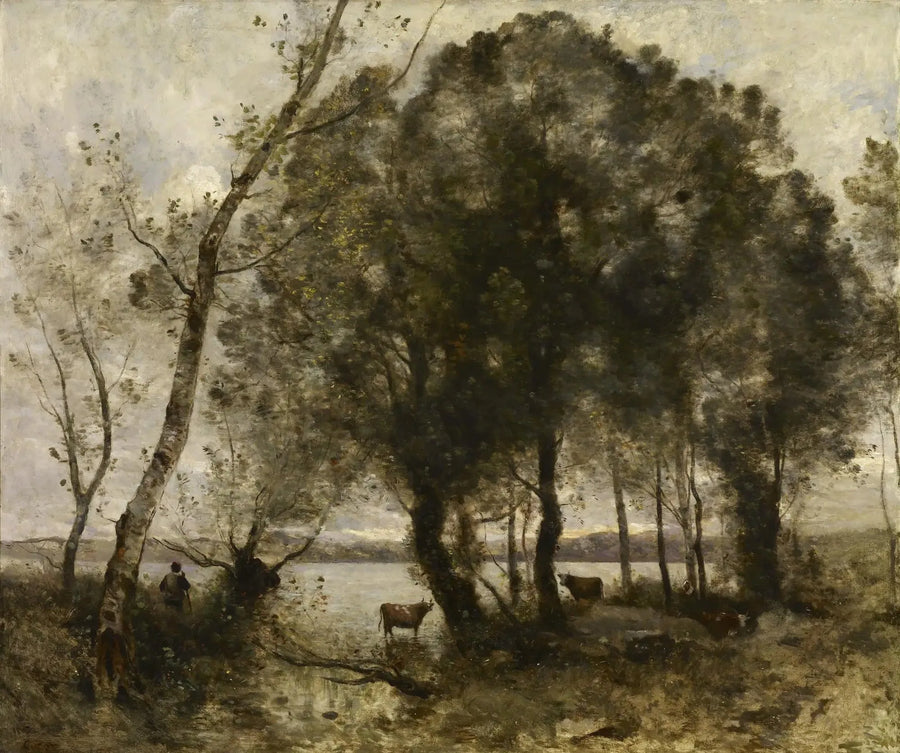 Il Lago - Jean-Baptiste Camille Corot