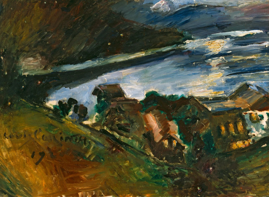 Lago Walchensee al chiaro di luna - Lovis Corinth