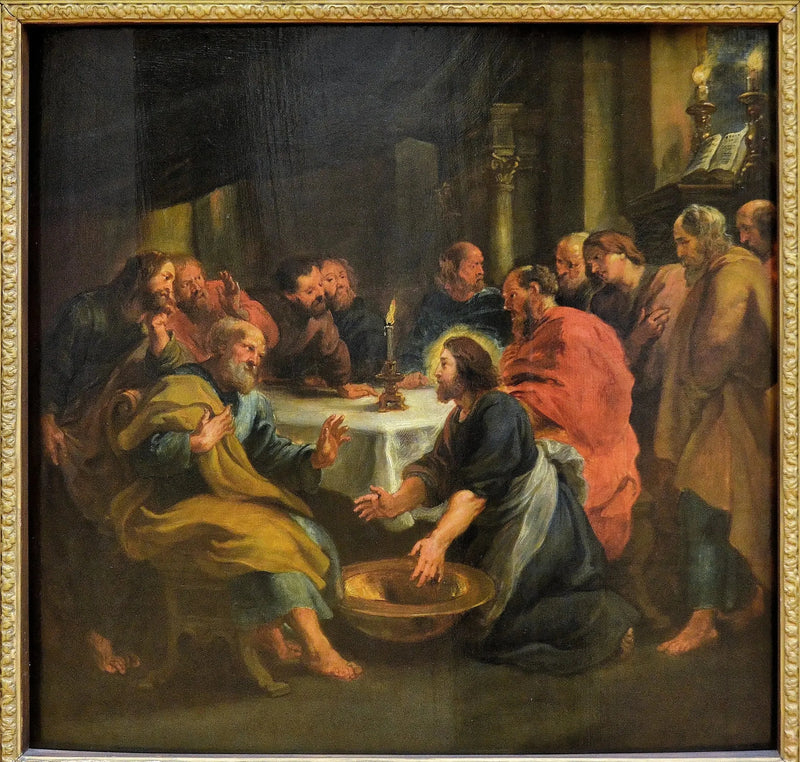 Il Lavaggio dei piedi - Peter Paul Rubens