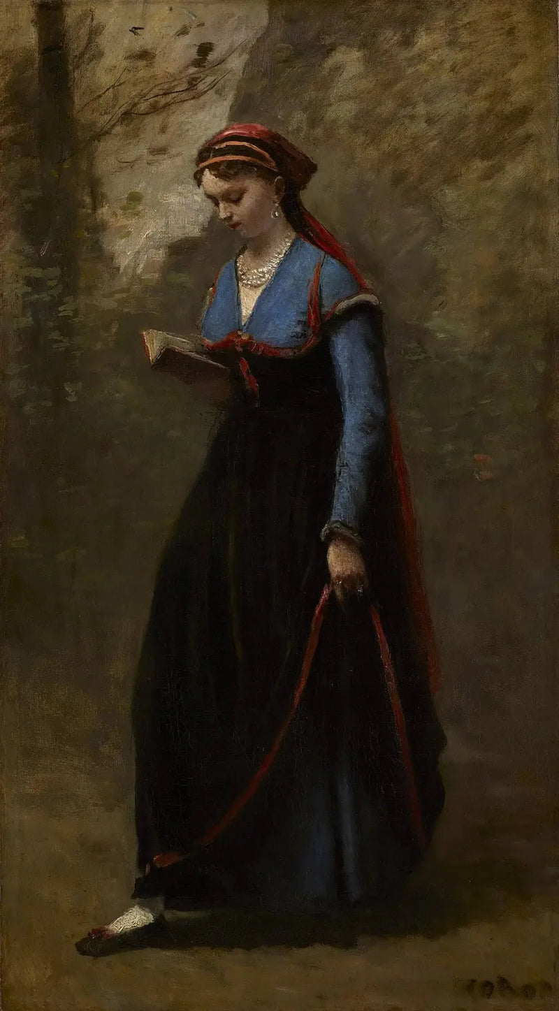 Il lettore - Jean-Baptiste Camille Corot
