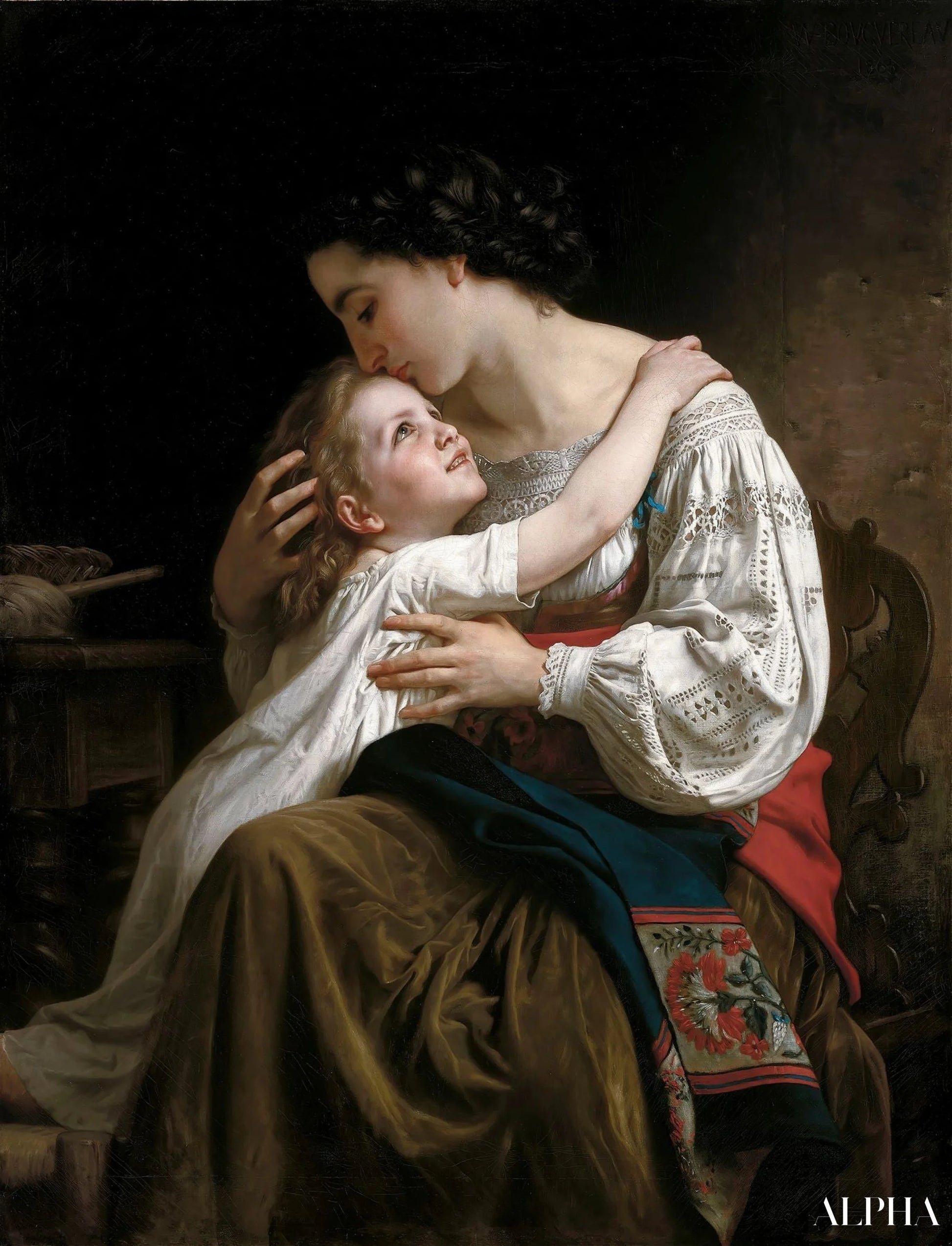 Le lever - William Bouguereau Reproductions de tableaux à la peinture à l’huile
