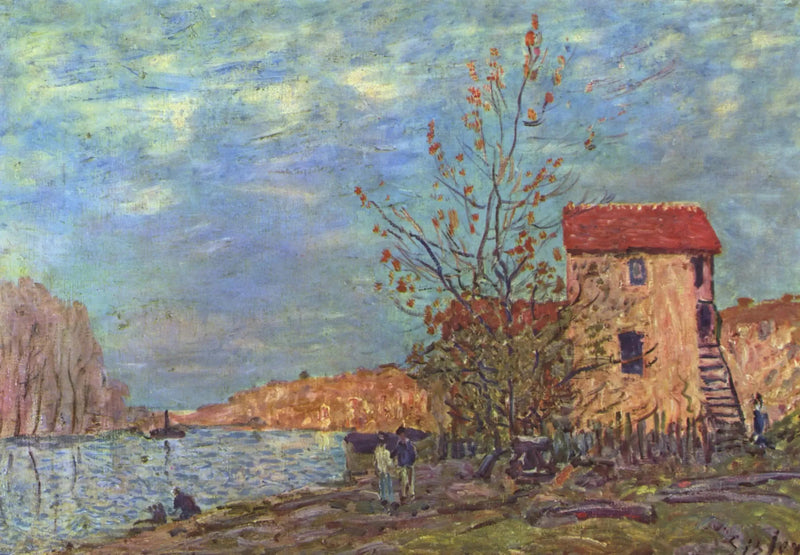 Il Loing a Moret - Alfred Sisley