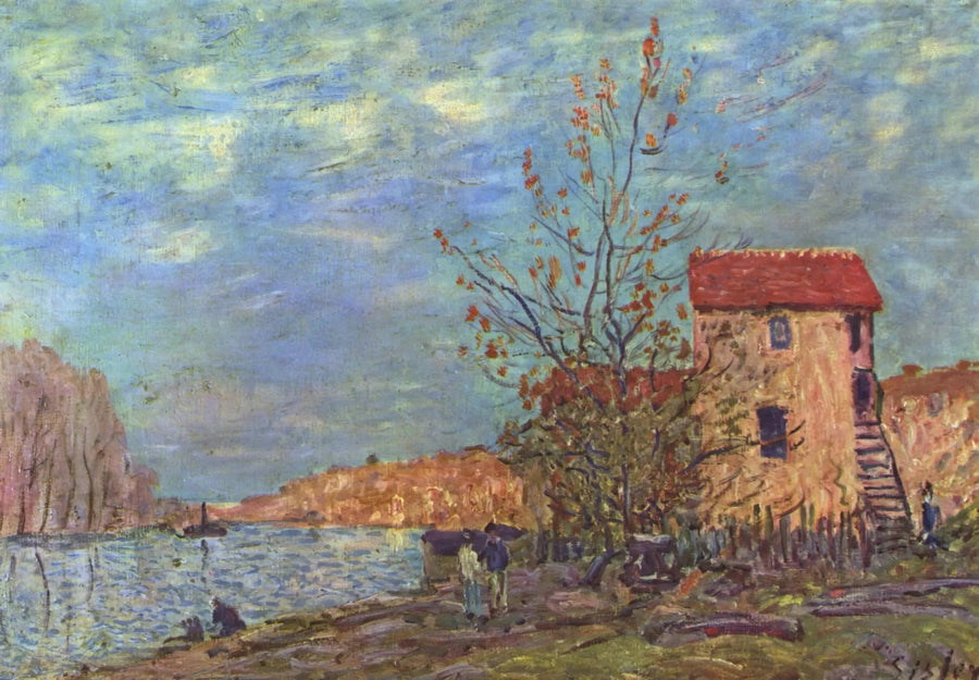 Il Loing a Moret - Alfred Sisley