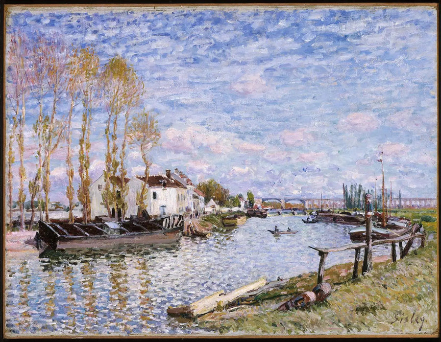 Il Loing a Saint-Mammès - Alfred Sisley