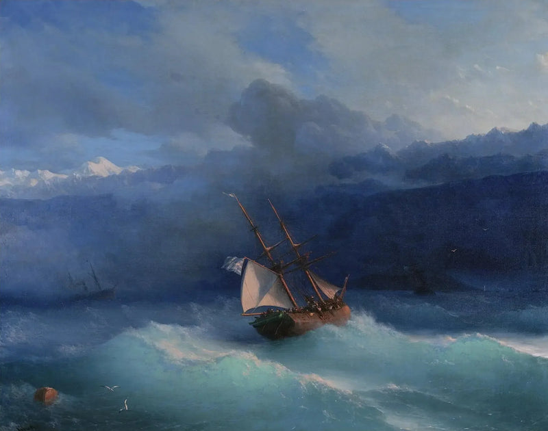Lungo la costa - Ivan Aïvazovski
