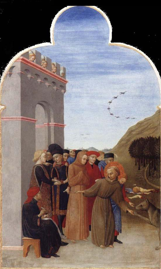 Il lupo di Gubbio - Stefano di Giovanni (Sassetta)