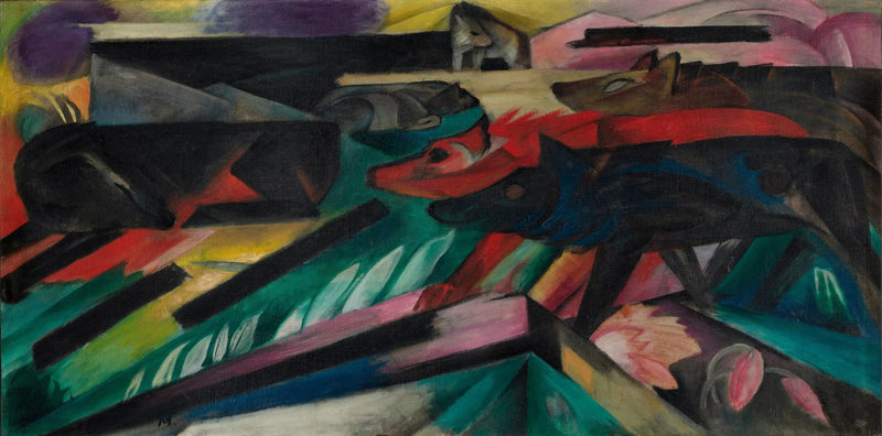 I Lupi (Guerra dei Balcani) - Franz Marc