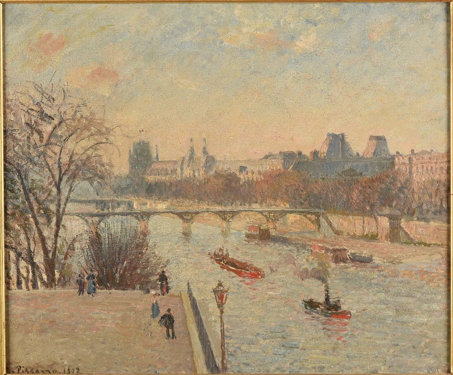 Il Louvre - Camille Pissarro