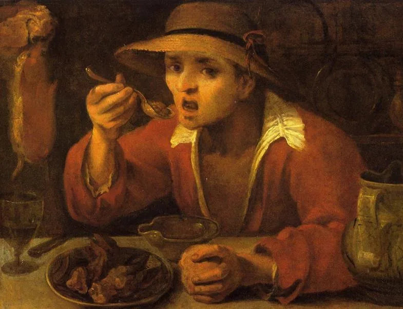 Il mangiatore di fagioli - Annibale Carracci