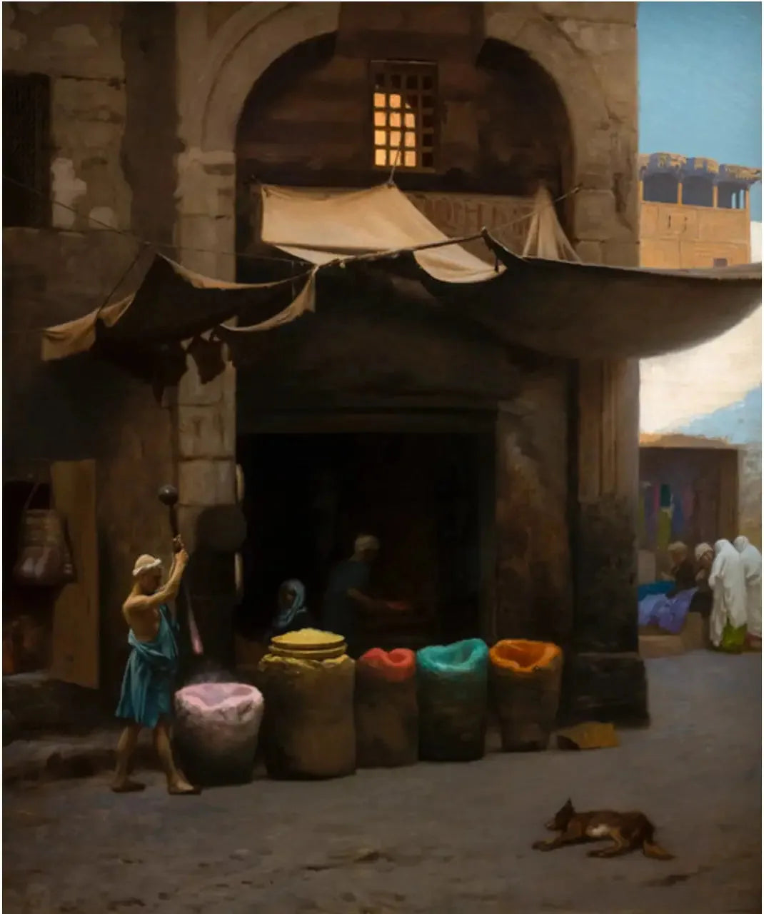 Le Marchand de couleurs - Jean-Léon Gérôme image 1 reproduction artisanale de tableau