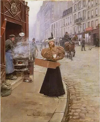 Il Mercante di castagne - Jean Béraud