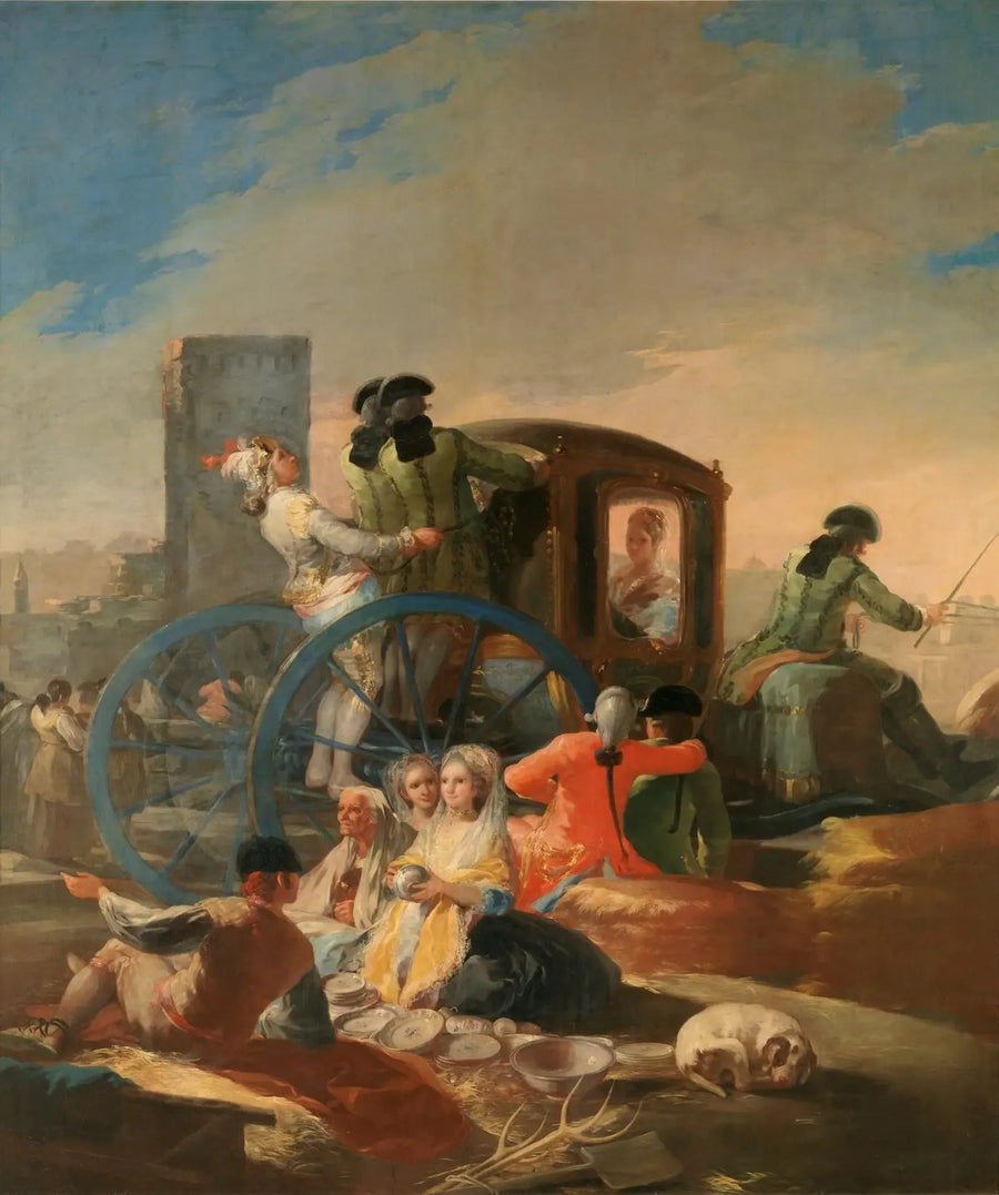 Il Mercante di stoviglie - Francisco de Goya