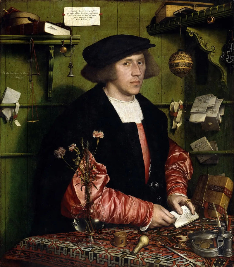 Il Mercante Georg Gisze - Hans Holbein il Giovane