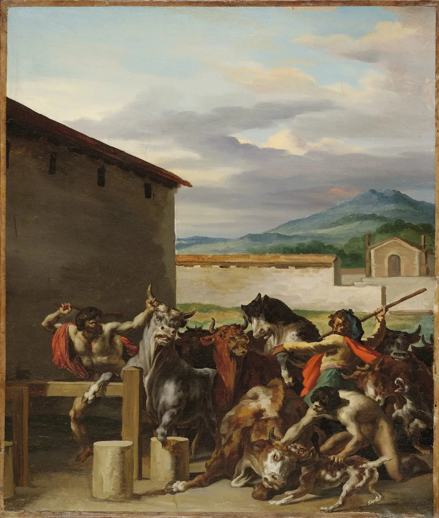 Il mercato dei buoi - Théodore Géricault