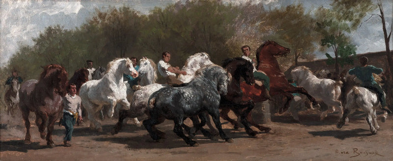Il mercato dei cavalli - Rosa Bonheur