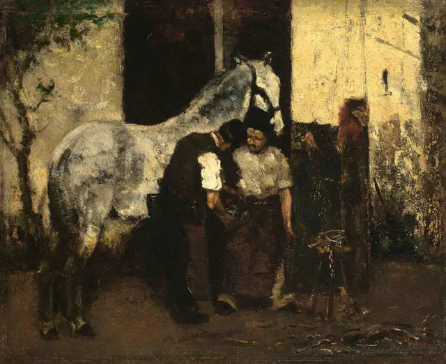 Il fabbro - Max Liebermann