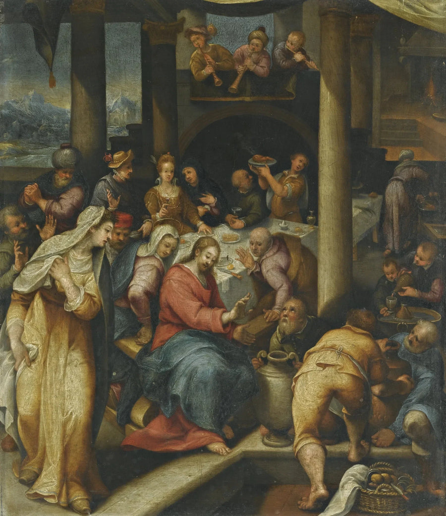 Il matrimonio a Cana - Denis Calvaert