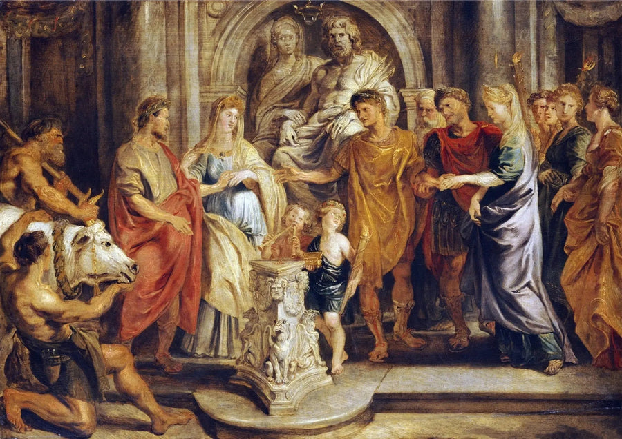 Il matrimonio di Costantino e Fausta e di Costanza e Licinio - Peter Paul Rubens