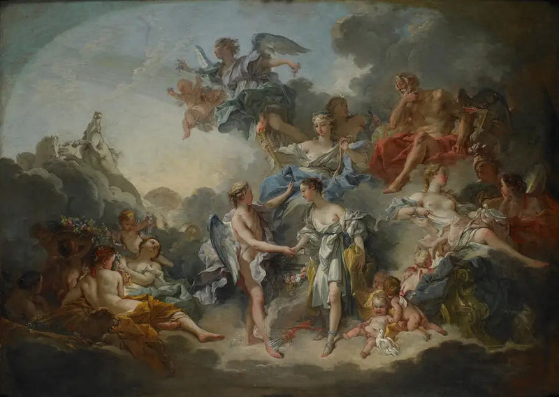 Il matrimonio dell'Amore e Psiche - François Boucher