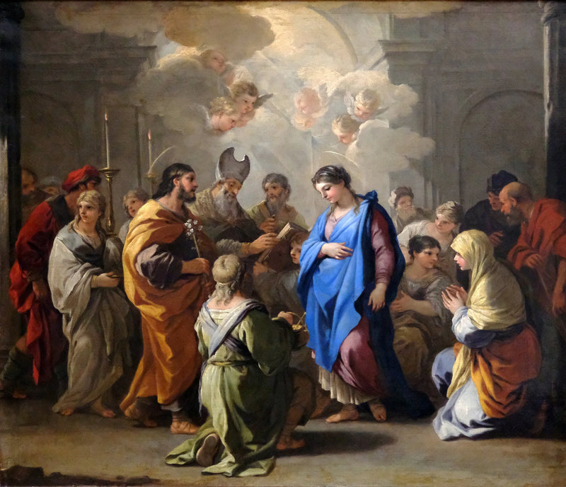 Il matrimonio della Vergine - Luca Giordano