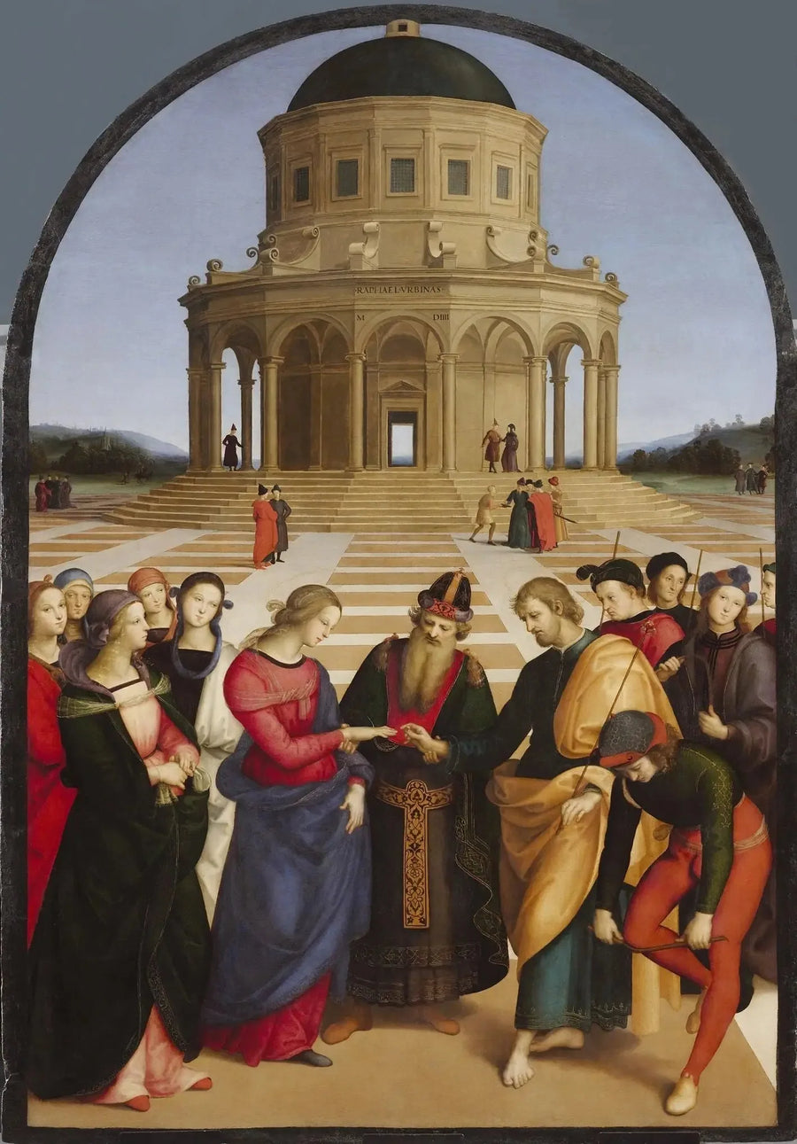 Il Matrimonio della Vergine - Raffaello Sanzio
