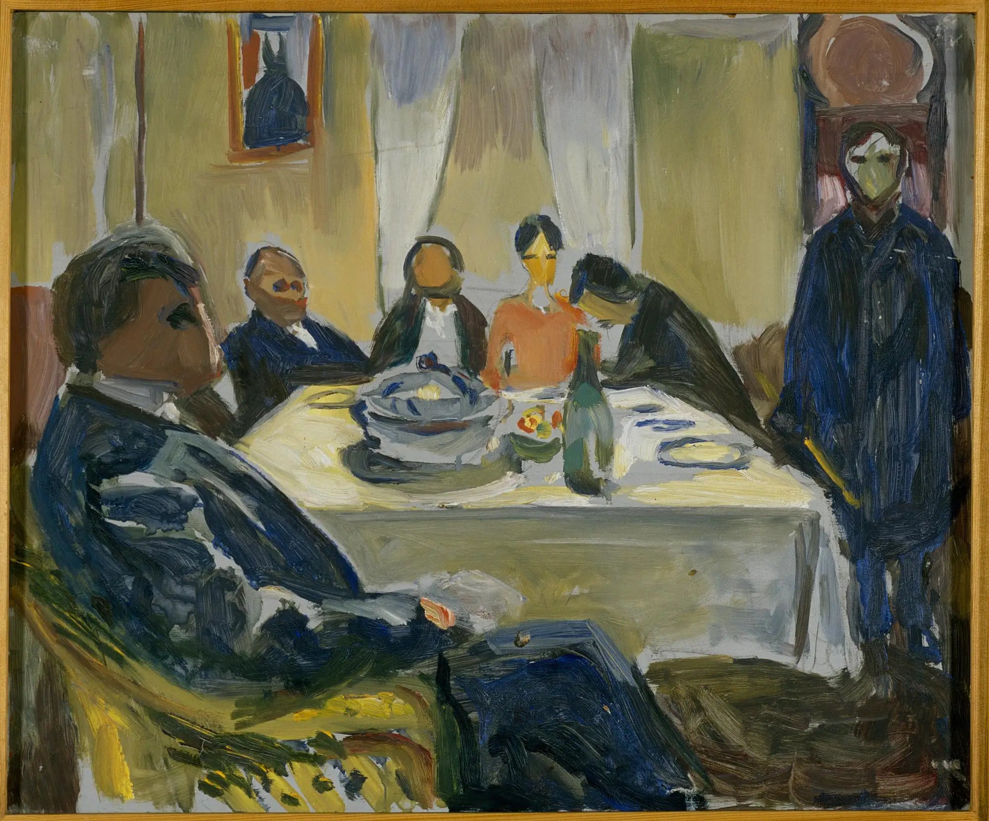 Reproduction du tableau « Le Mariage du Bohémien - Edvard Munch » par Alpha Reproduction en peinture à l’huile