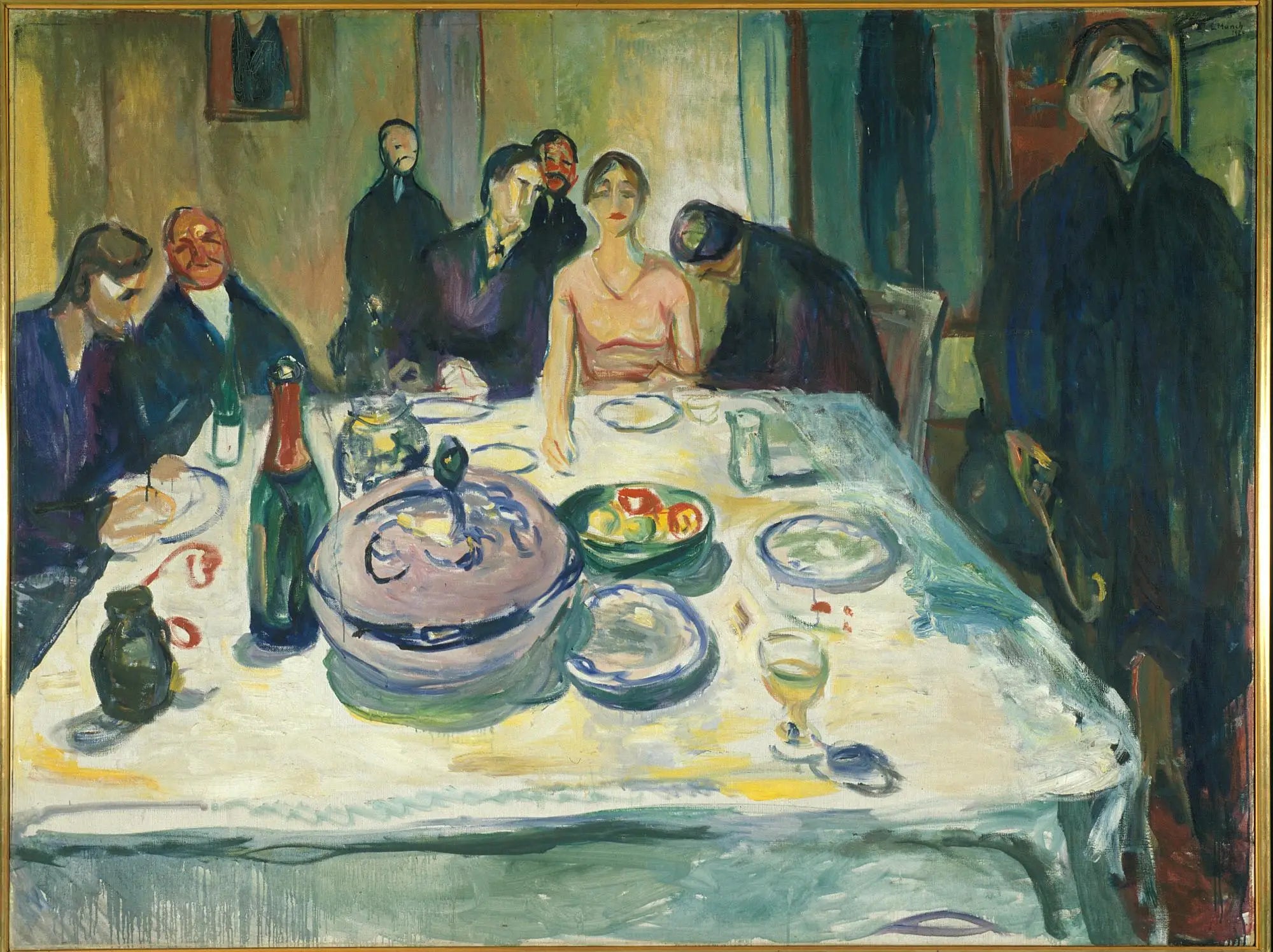 Reproduction du tableau « Le Mariage du Bohémien - Edvard Munch » par Alpha Reproduction en peinture à l’huile
