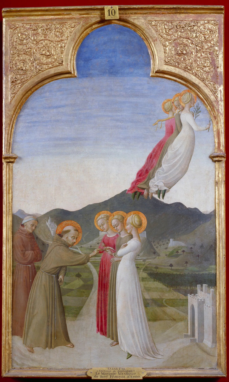 Il matrimonio mistico di san Francesco d'Assisi - Stefano di Giovanni (Sassetta)