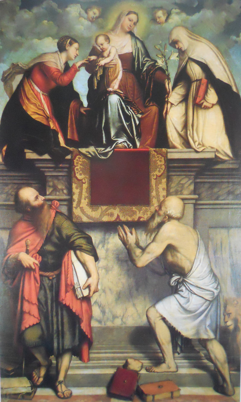 Il matrimonio mistico di Santa Caterina - Alessandro Bonvicino